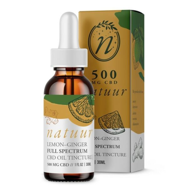 Natuur – Full Spectrum CBD Oil Tincture – Lemon Ginger – 1000mg | Get Kush Canada