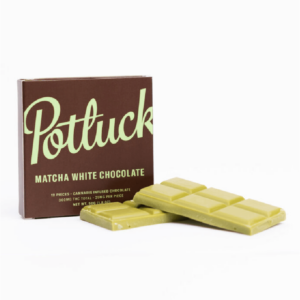 Potluck – Infused Chocolate – Matcha White Chocolate – 300mg THC | Get Kush Canada