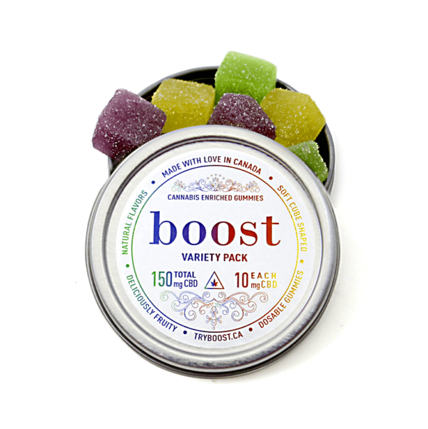 Boost – CBD Variety Pack Gummies – 150mg | Get Kush Canada