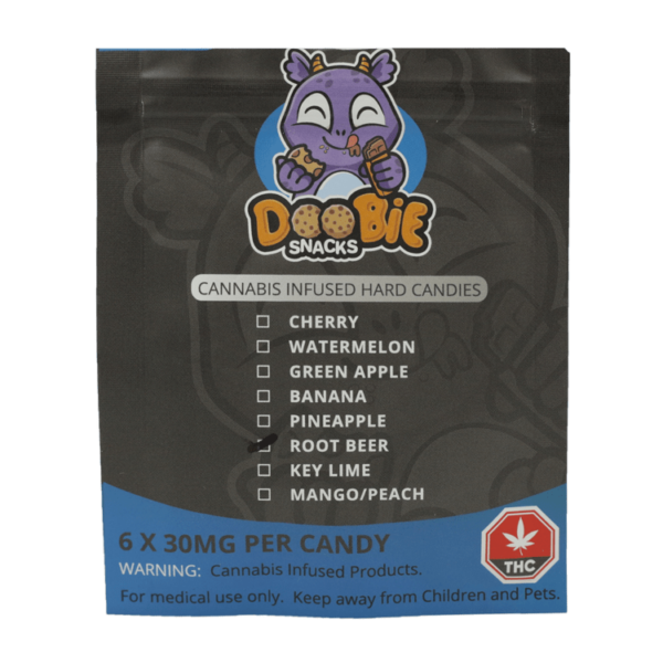 Doobie Snacks – Hard Candies – 180mg THC | Get Kush Canada