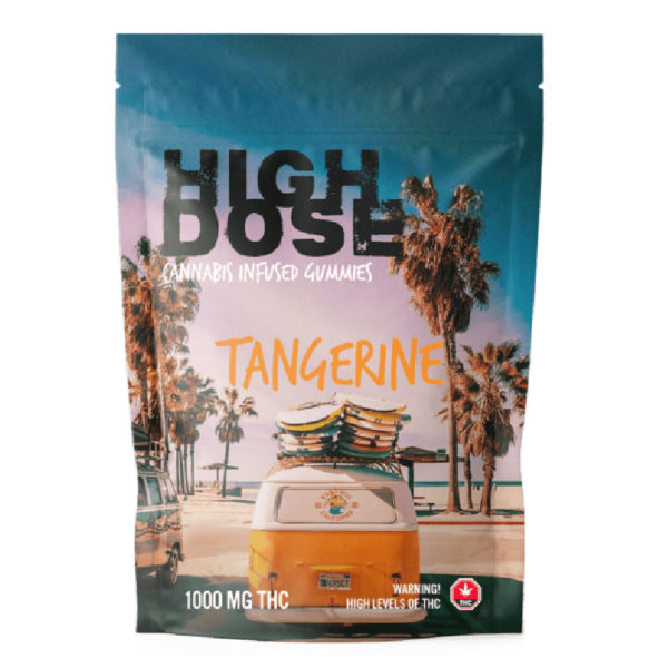 High Dose – cannabis Infused Gummies – Tangerine – 1000mg/1500mg | Get Kush Canada