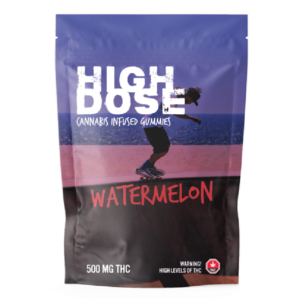 High Dose – cannabis Infused Gummies – Watermelon – 500mg/1000mg | Get Kush Canada