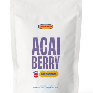 OneStop – Açai Berry CBD Gummies 500mg | Get Kush Canada