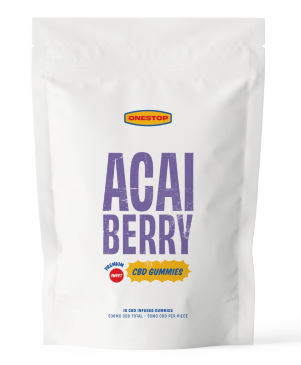 OneStop – Açai Berry CBD Gummies 500mg | Get Kush Canada