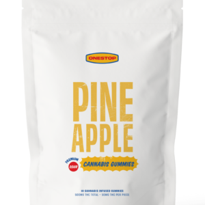 OneStop – Sour Pineapple THC Gummies 500mg | Get Kush Canada