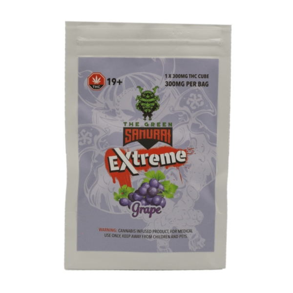 Green Samurai Extreme – Grape Gummy – 300mg THC | Get Kush Canada
