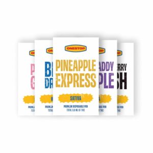 OneStop – THC Distillate Disposable Vape – Hybrid – 3ml | Get Kush Canada